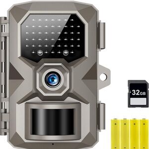 2K Trail Game Camera with Night Vision for Outdoor Wildlife Monitoring NEW